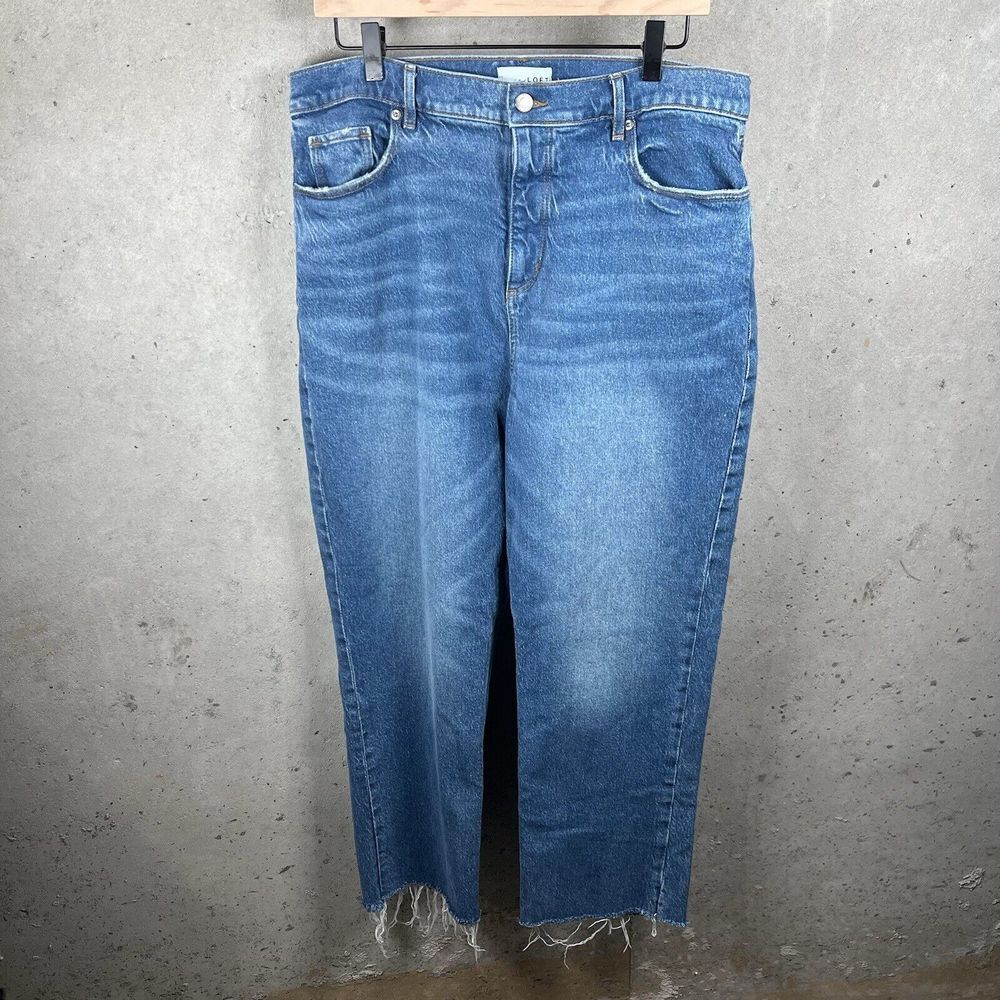 LOFT High Rise Blue Jeans